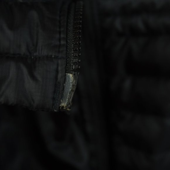 LL Bean Black Quilted Downtek Water Repellent Lightweight Hooded Jacket - Picture 6 of 7